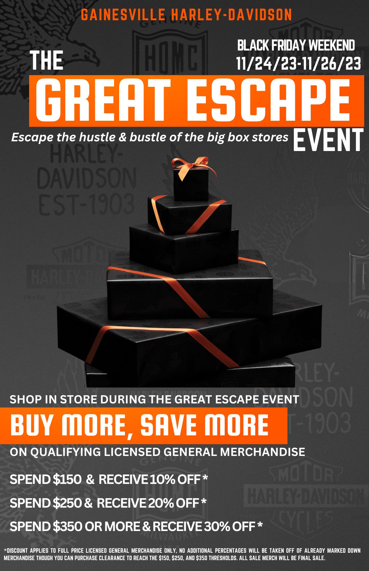 Harley davidson friends and family discount clearance